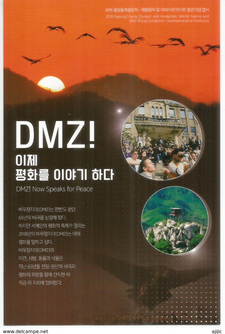 Visiting The DMZ . (Zone Démilitarisée Entre Les 2 Corées), Carte Postale DMZ Envoyée Au Japon - Corée Du Sud