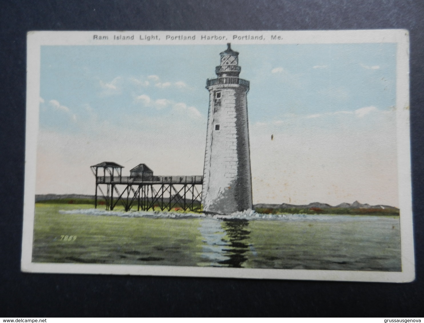 19925) PORTLAND RAM ISLAND LIGHT HARBOR NON VIAGGIATA - Portland