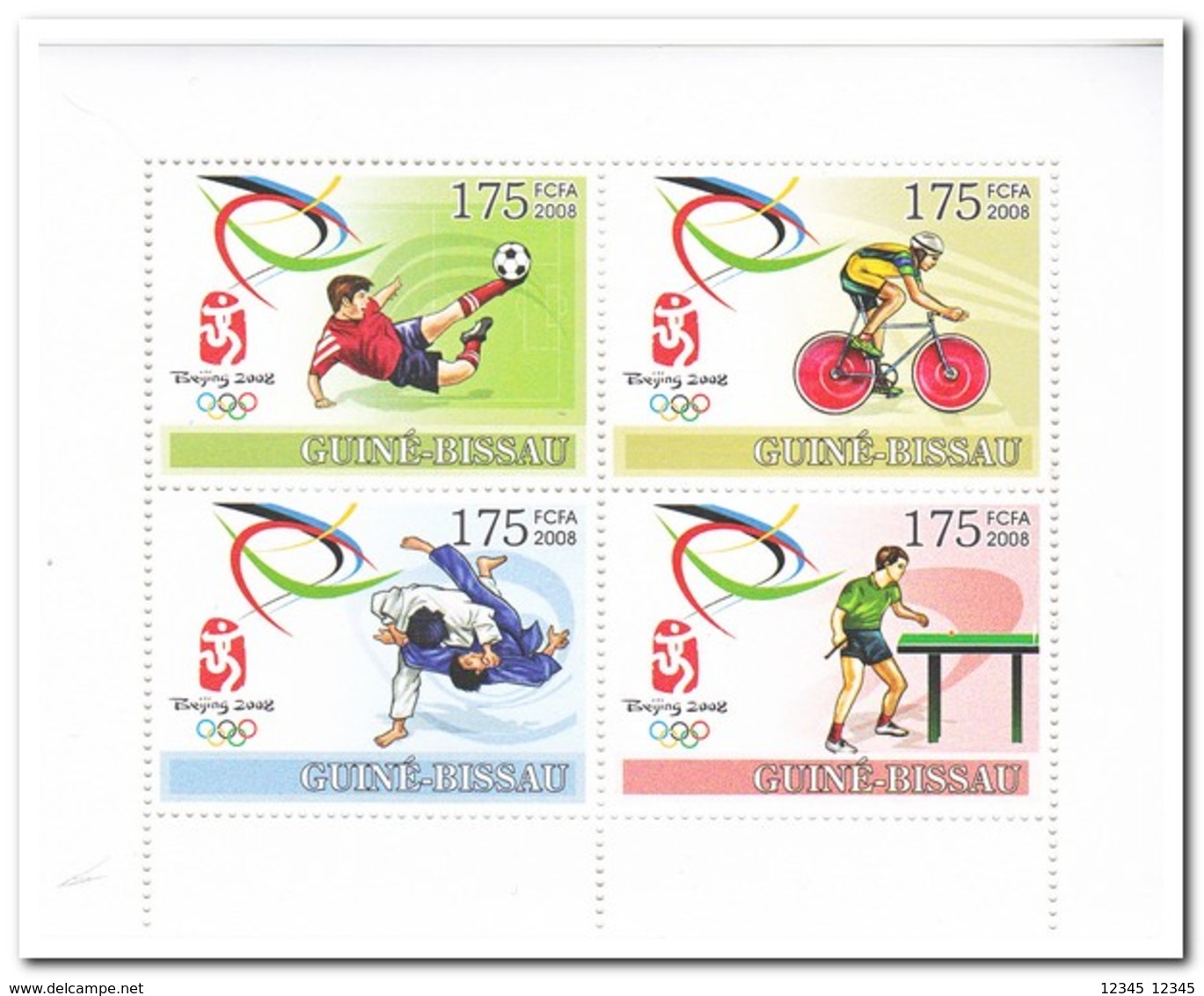 Guinea Bissau 2008, Postfris MNH, Olympic Summer Games - Guinea-Bissau