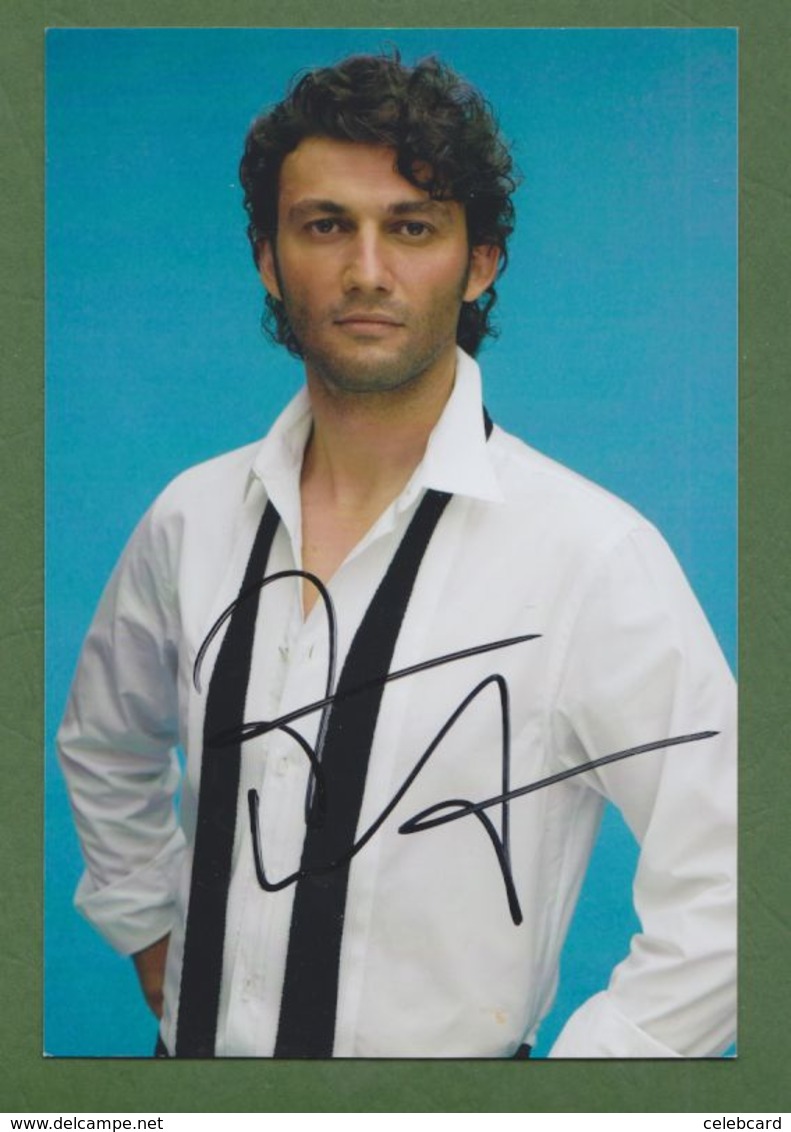 JONAS KAUFMANN Original In Person Signed Glossy Photo AUTOGRAPHE / AUTOGRAMM  13/18 Cm *OPERA* - Sonstige & Ohne Zuordnung