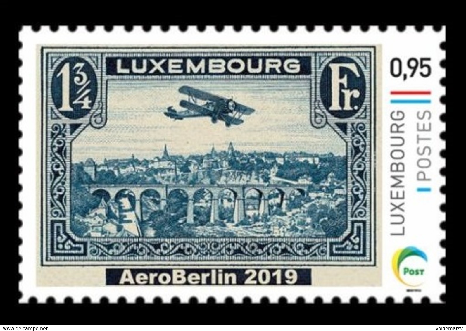 Luxembourg (Meng Post) 2019 No. 125 Aviation. Philatelic Exhibition AeroBerlin 2019 MNH ** - Unused Stamps