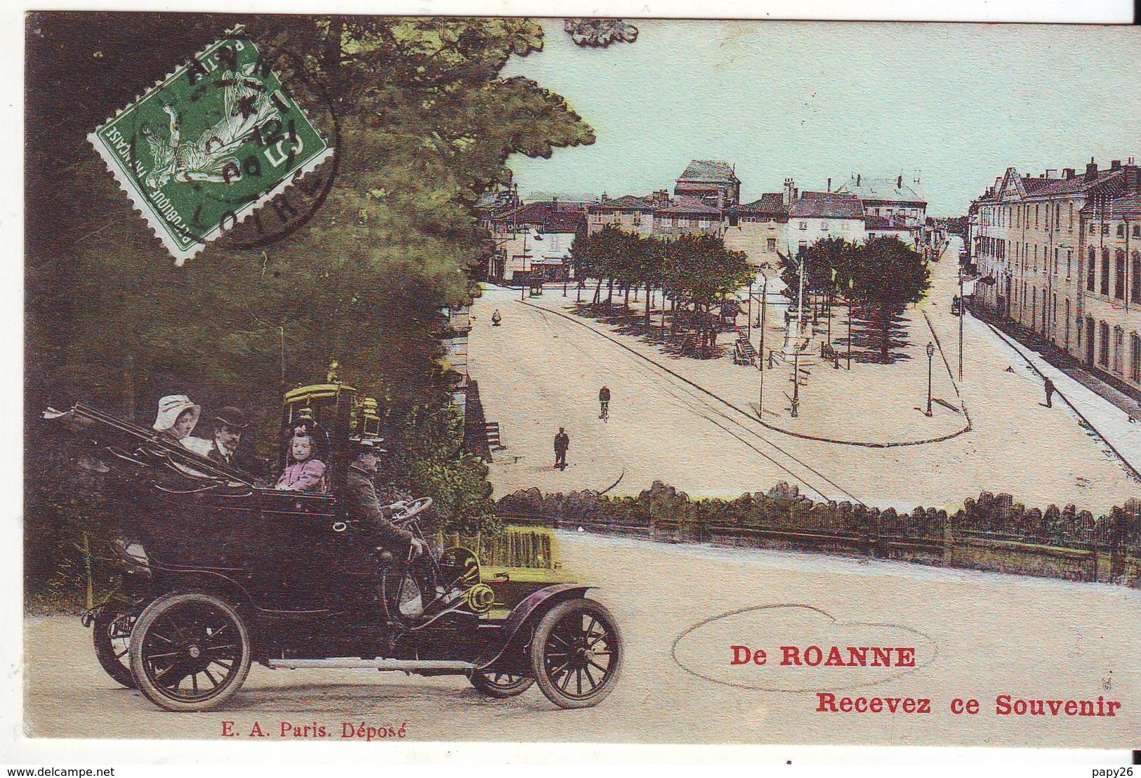 Cpa Roanne  Souvenir - Roanne