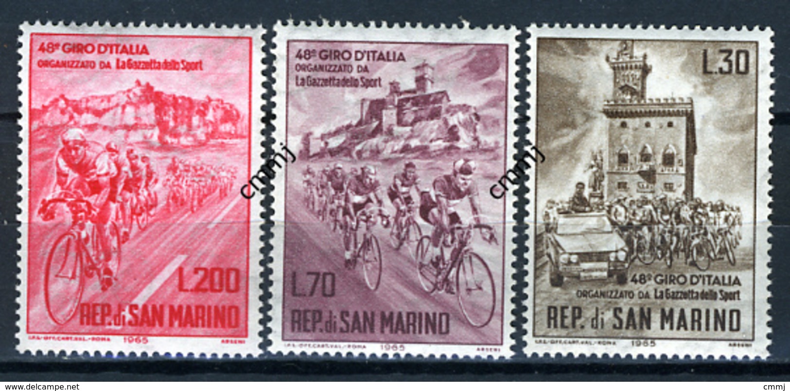 1965 - SAINT-MARIN - SAN MARINO - Catg. Unif.  687/689 - NH - - Nuovi