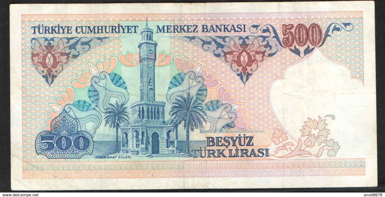 TURKEY 500 1970 {1984} - Turquie