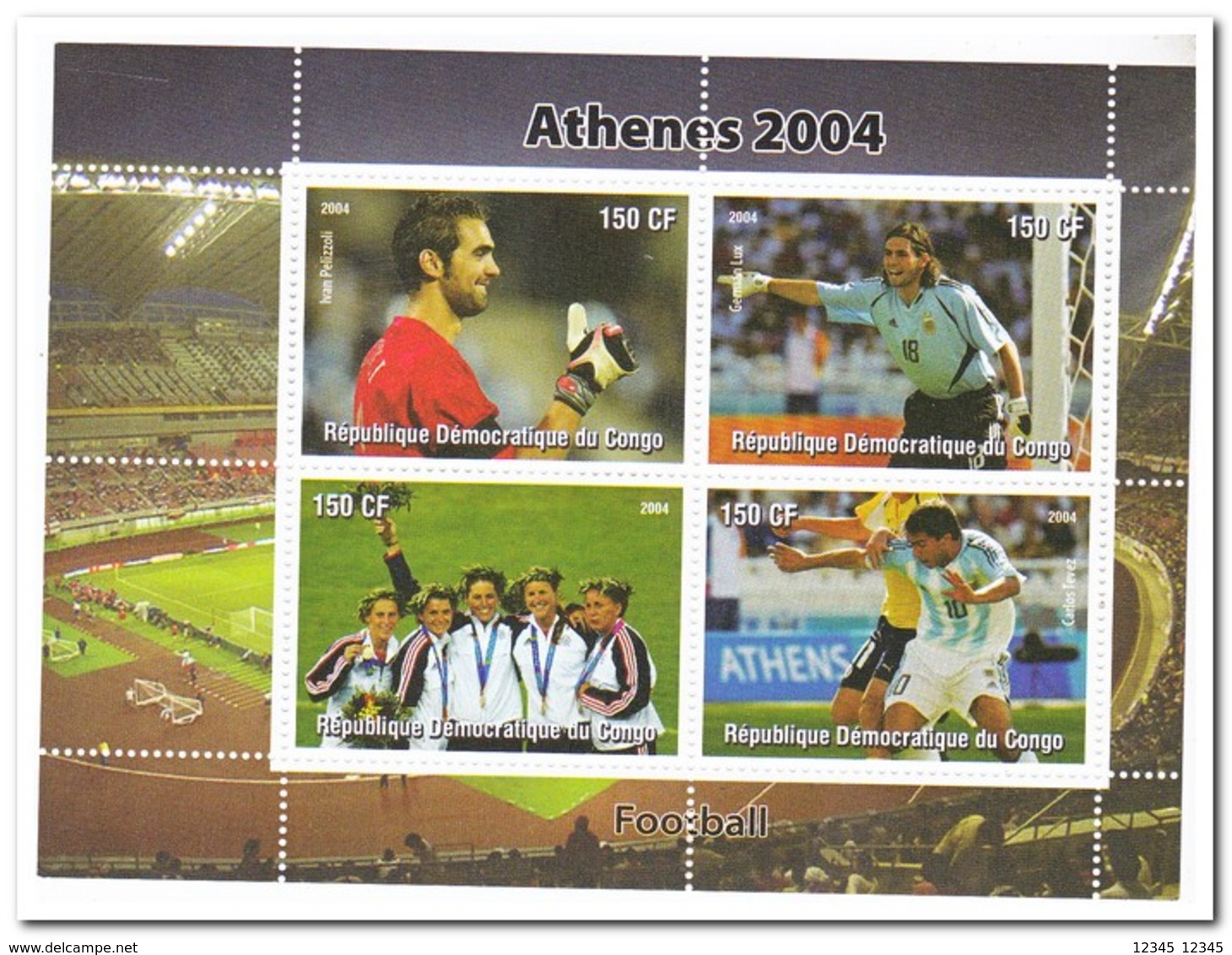 Congo 2004, Postfris MNH, Football - Mint/hinged