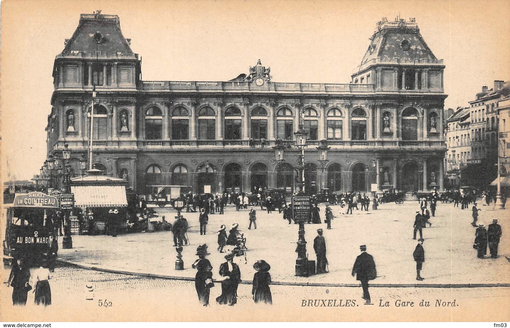 Bruxelles Schaerbeek Gare Du Nord Tramway Tram Cointreau ND 542 - Chemins De Fer, Gares