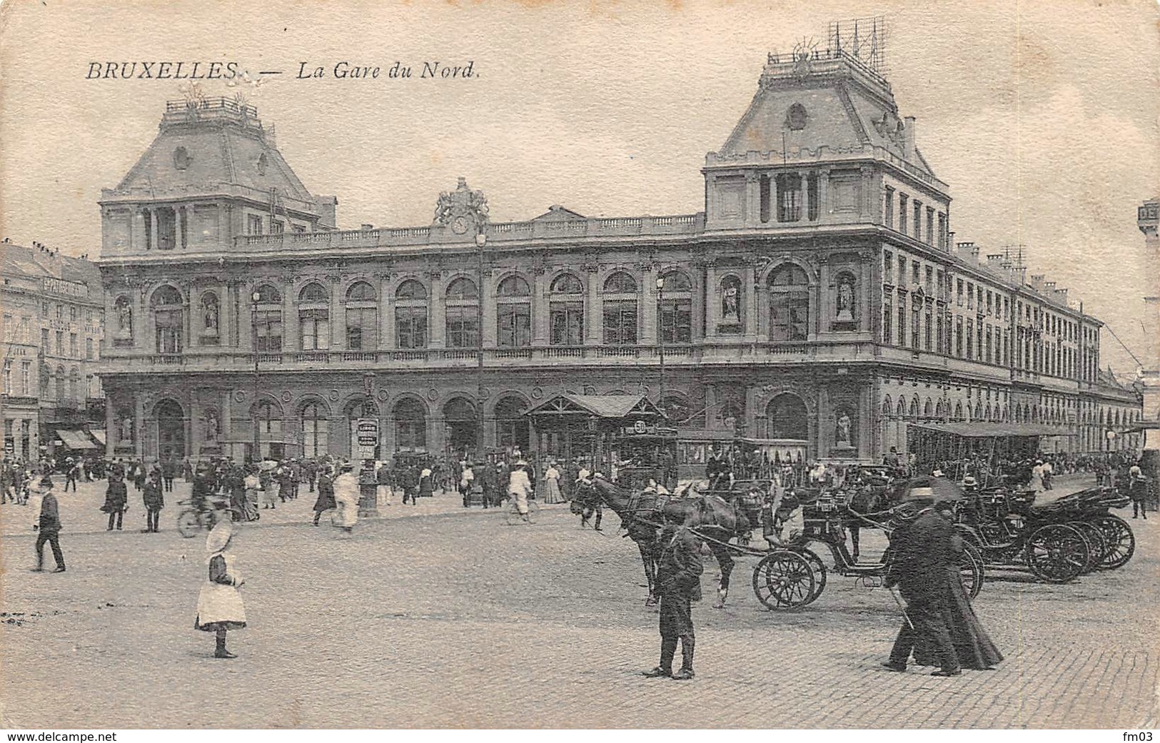 Bruxelles Schaerbeek Tramway Tram Gare Du Nord - Chemins De Fer, Gares