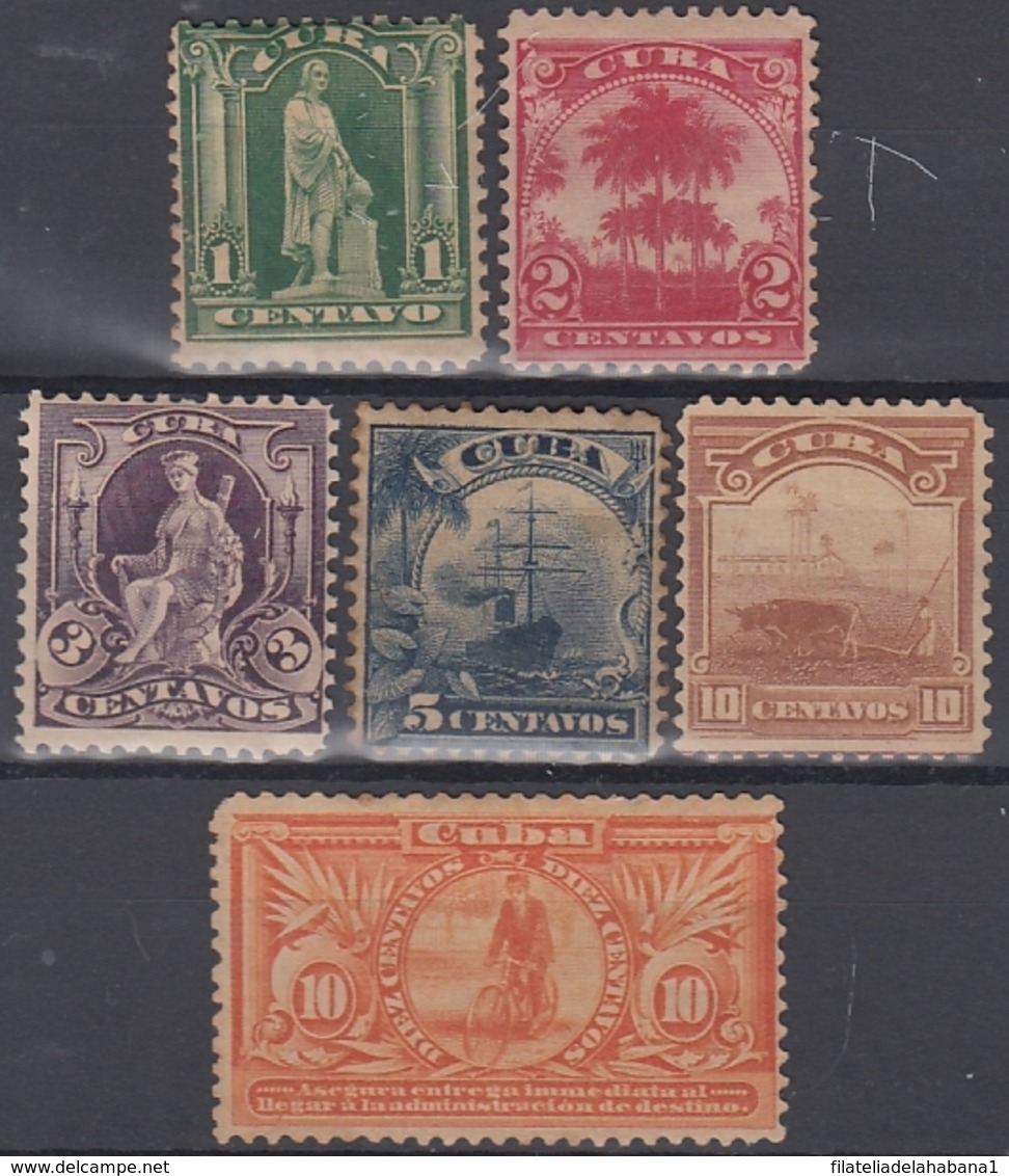 1899-352 CUBA US OCCUPATION 1899. 1c-10c + SPECIAL DELIVERY ERROR "IMMEDIATA" CICLE UNUSED NO GUM. - Prephilately