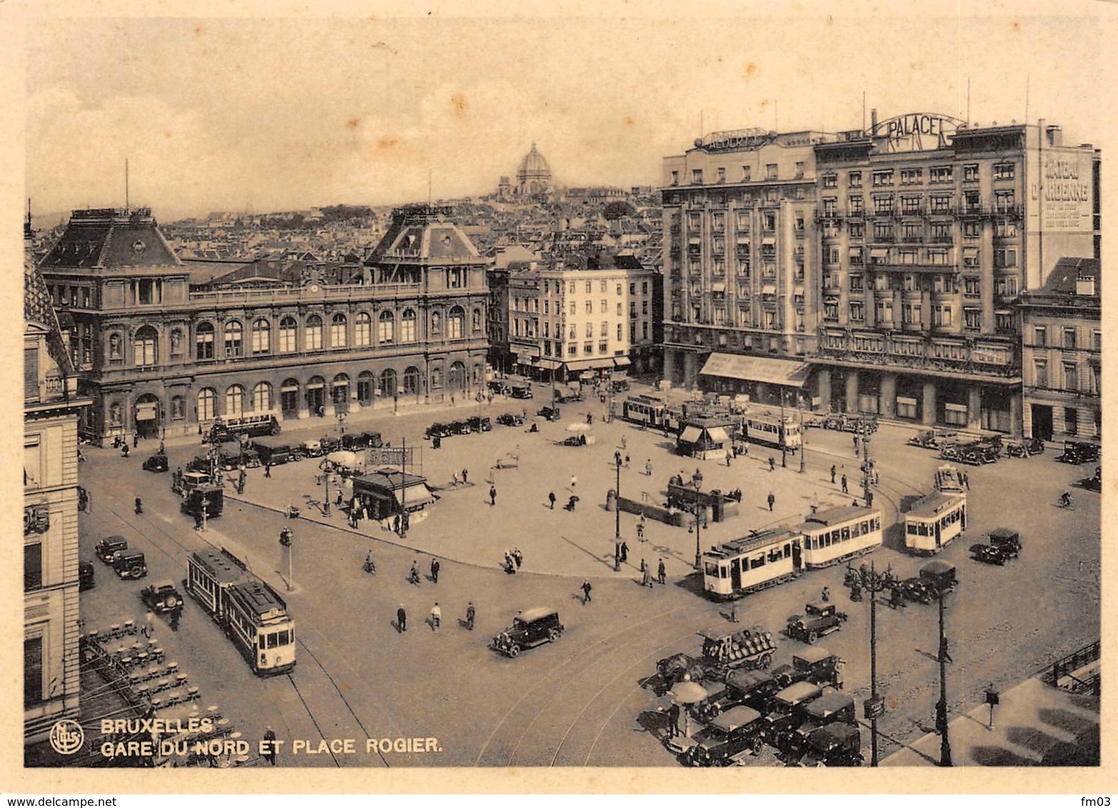 Bruxelles Schaerbeek Tramway Tram Gare Du Nord - Chemins De Fer, Gares