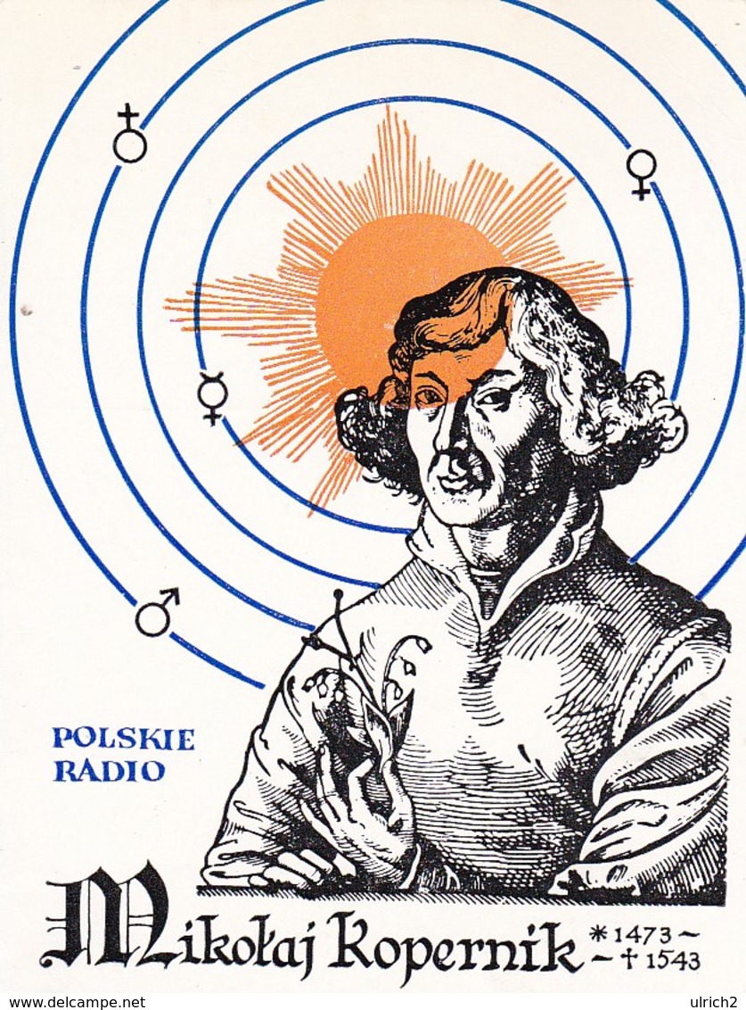 QSL-Karte Polskie Radio - Mikolaj Kopernik - Kopernikus - 1973 (40603) - Radio