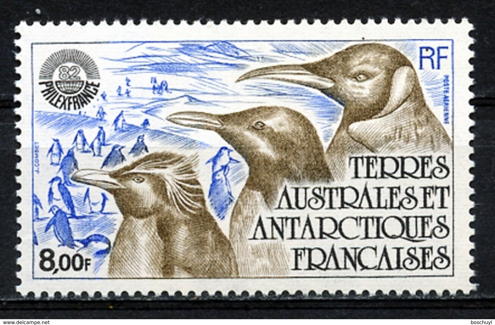 TAAF, FSAT, French Southern Antarctic Territories, 1982, Philexfrance, Penguins, MNH, Michel 167 - Autres & Non Classés