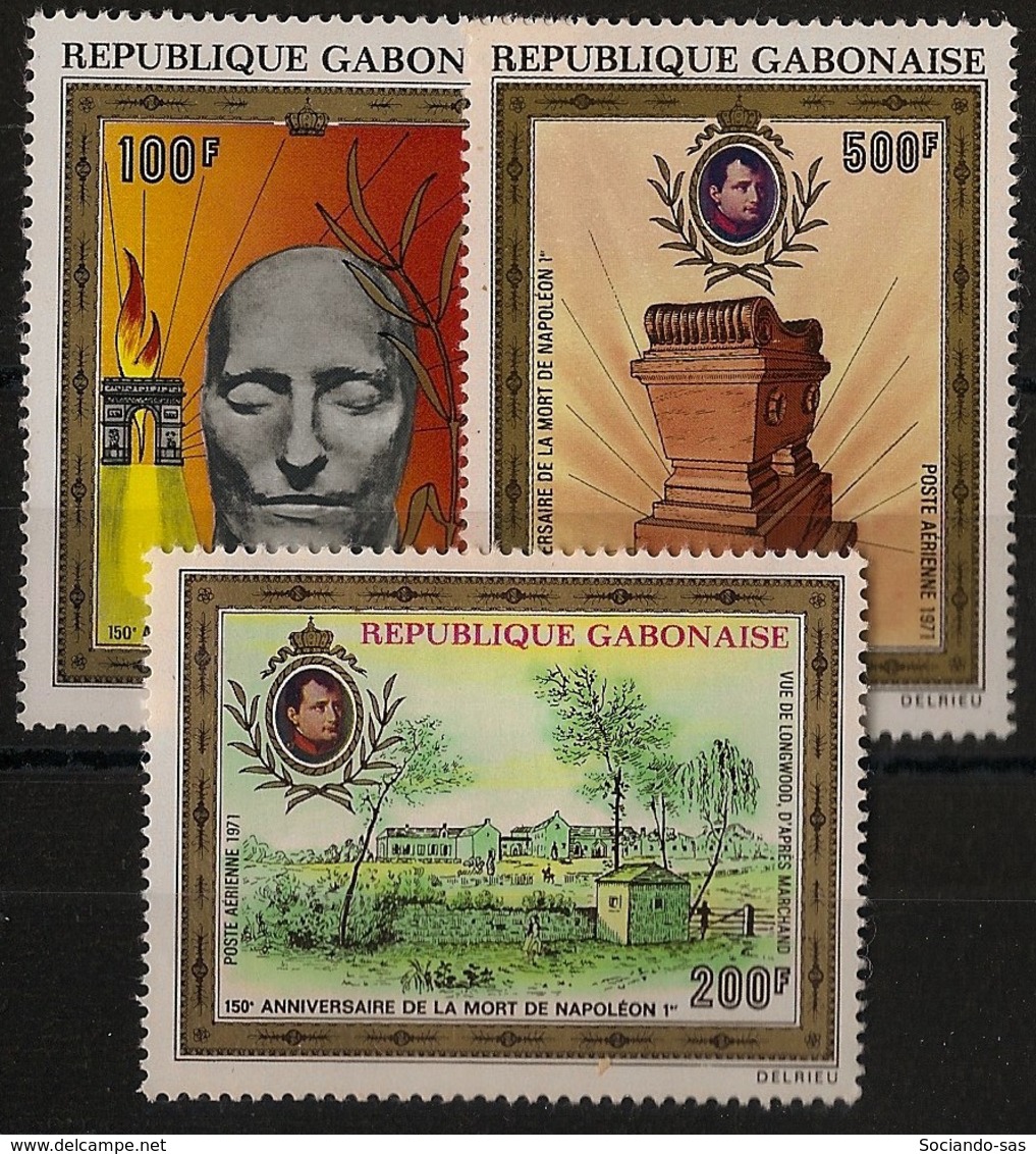 Gabon - 1971 - Poste Aérienne PA N°Yv. 108 à 110 - Napoléon - Neuf Luxe ** / MNH / Postfrisch - Napoleon