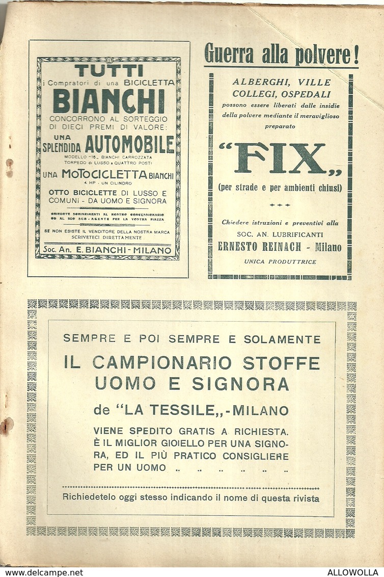 3377 "ENCICLOPEDIA DEI RAGAZZI-DISPENSA 23a - 30 APRILE 1923-CASA ED. COGLIATI" VARIE PUBBLICITA' ANNI '20 - ORIGINALE - Encyclopédies