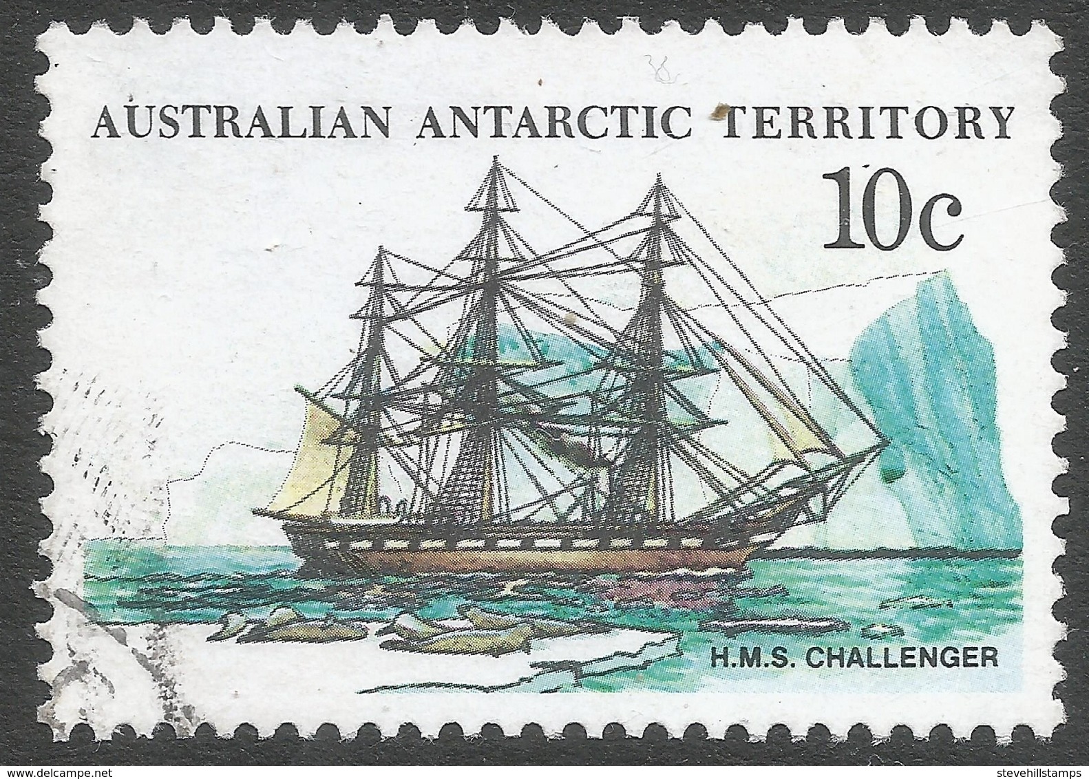 Australian Antarctic Territory. 1979 Ships. 10c Used. SG 40 - Used Stamps