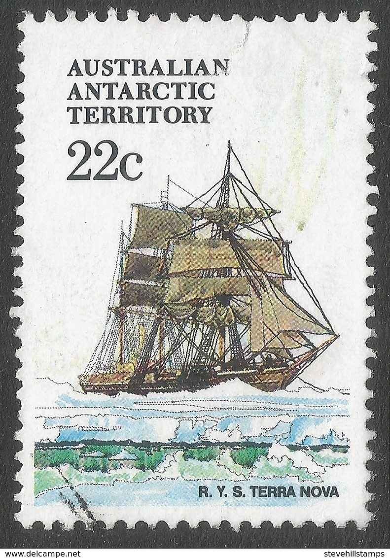 Australian Antarctic Territory. 1979 Ships. 22c Used. SG 44 - Used Stamps