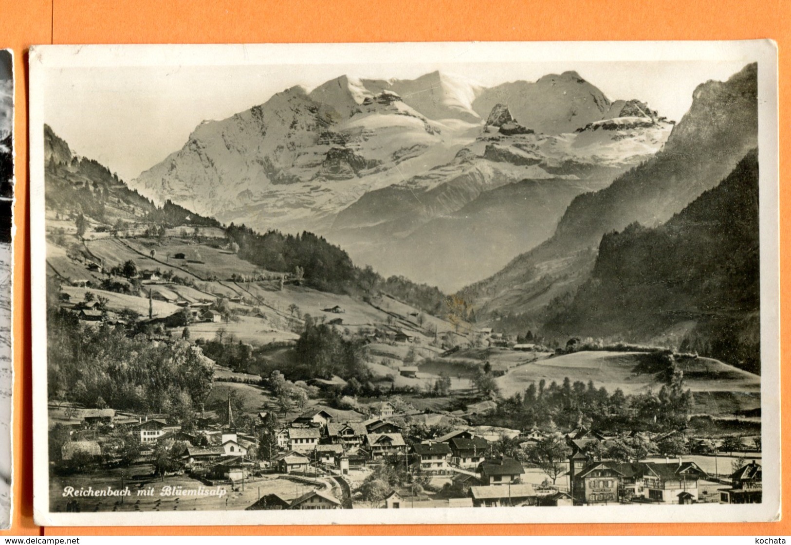 SPR044, Reichenbach Mit Blüemlisalp, édit. Photoglob, Z 817, Circulée 1927 - Reichenbach Im Kandertal