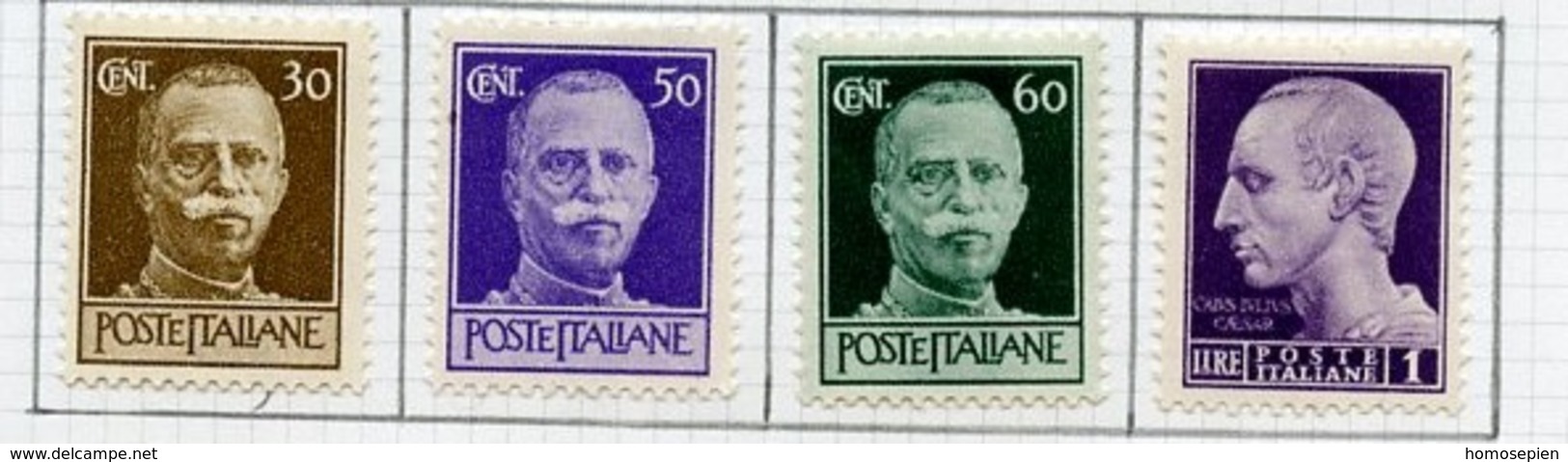 Italie - Italy - Italien 1945 Y&T N°459 à 462 - Michel N°672 à 673 Et 676 à 677 * - Série Impériale - Mint/hinged