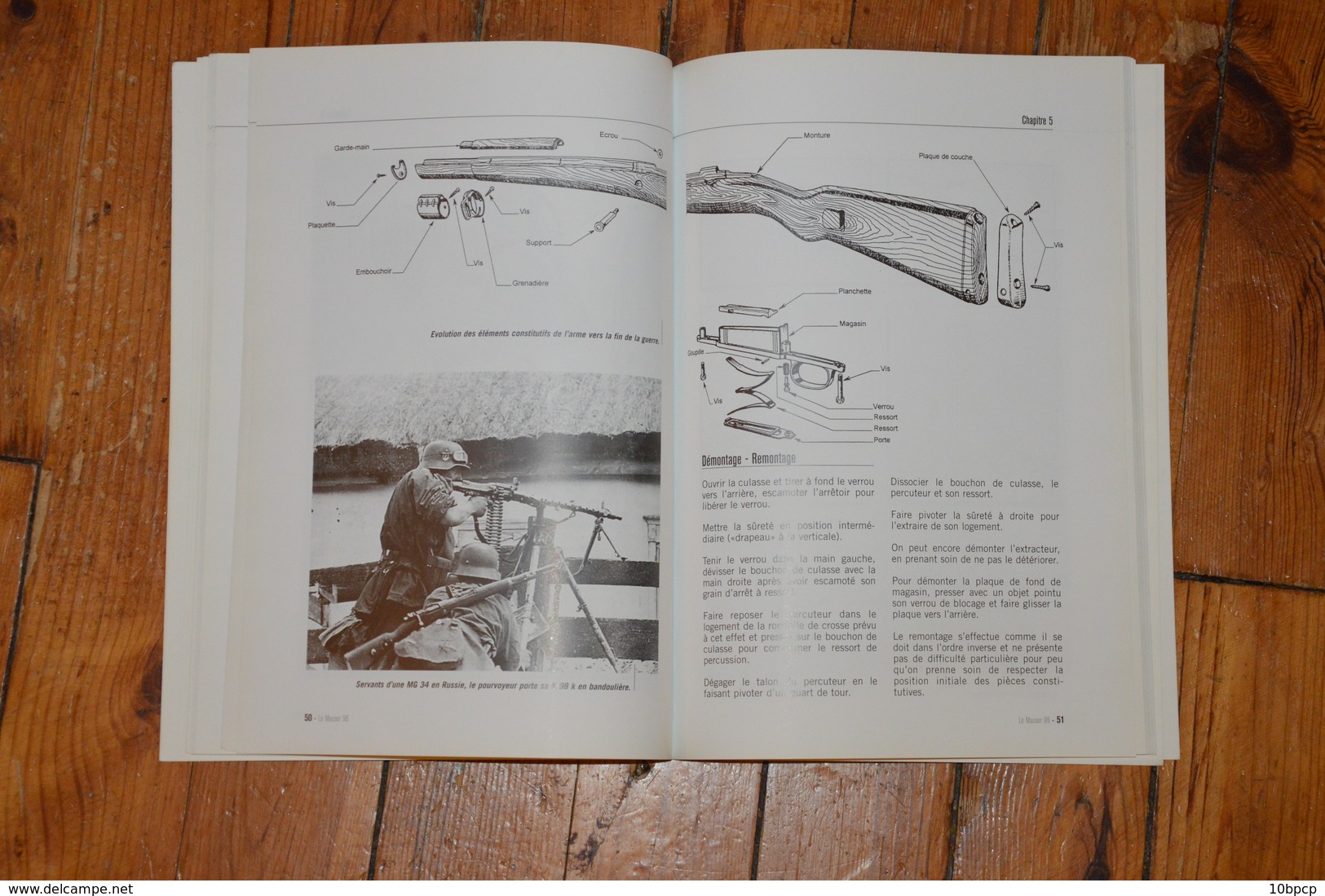 Livre MAUSER 98  Et Ses Dérivés Jean HUON Fusil Allemand Et Export Crépin Leblond  édition 2003 119 Pages - Documenten