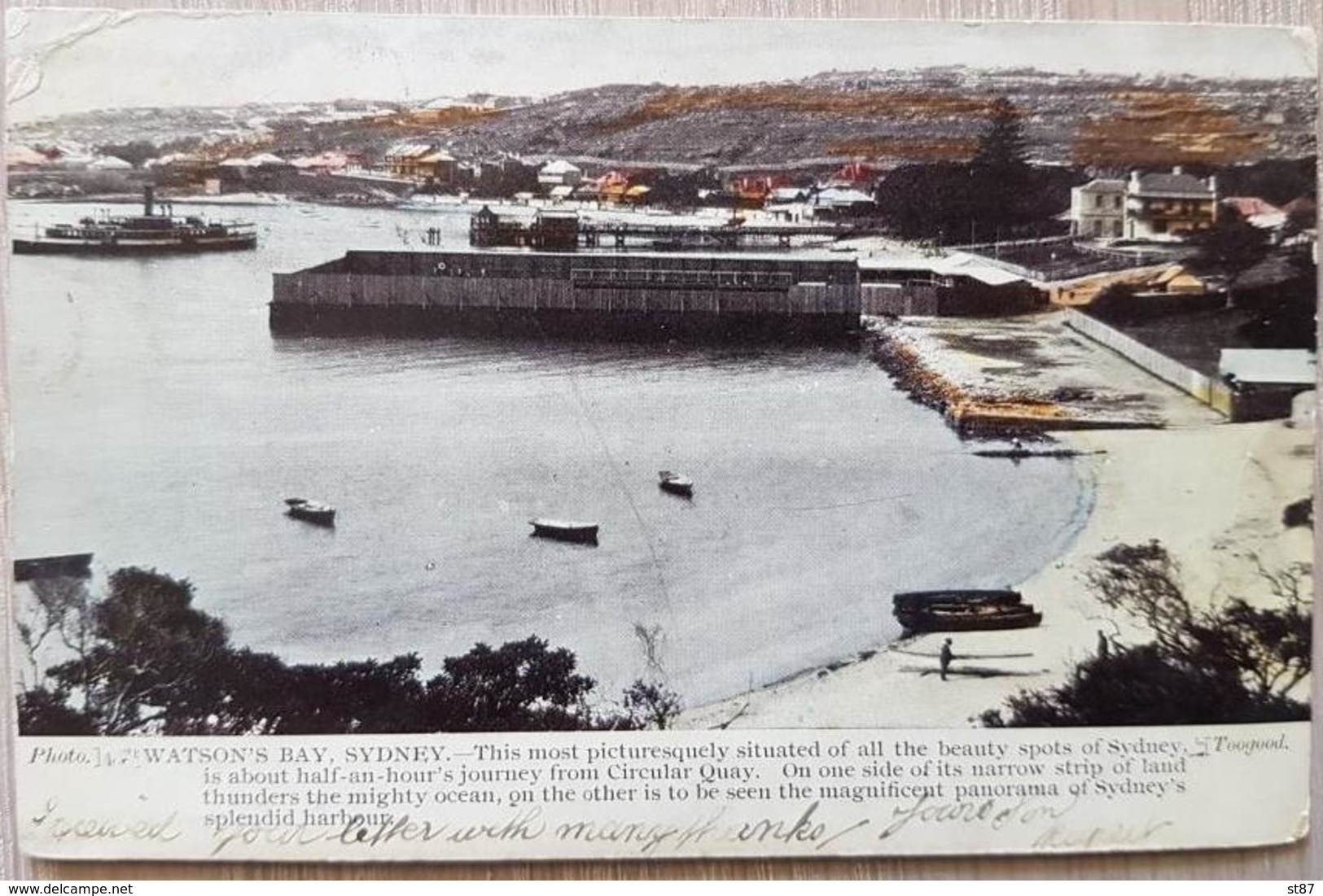 Australia Sydney Watsons Bay 1906 - Altri & Non Classificati