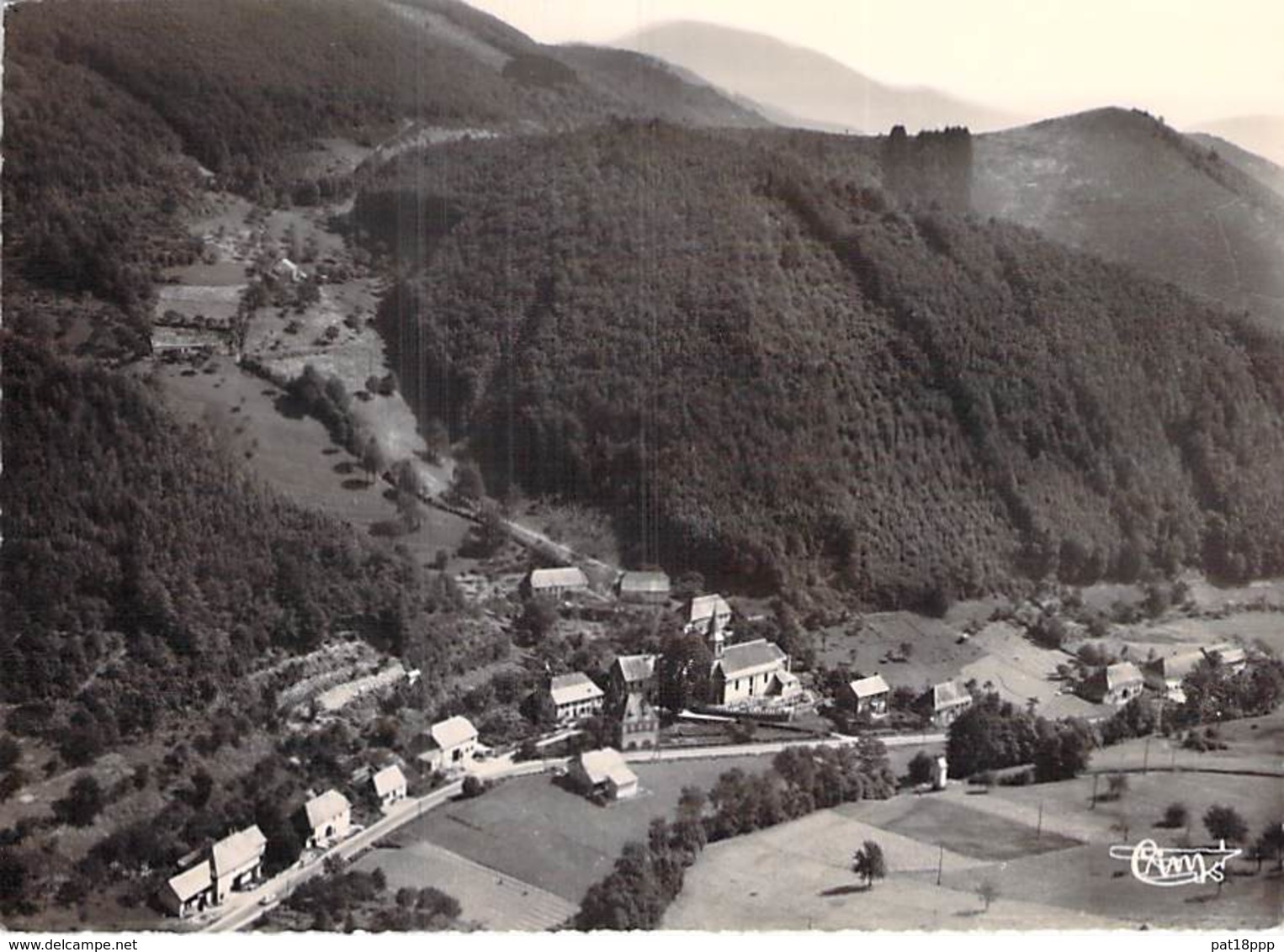 67 - URBEIS : Vue Panoramique Aérienne - CPSM Dentelée Noir Et Blanc Grand Format 1955 - Bas Rhin - Autres & Non Classés