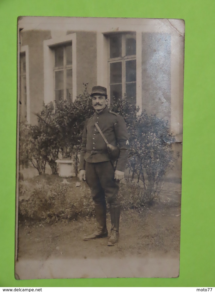 PHOTO Carte Postale MILITAIRE Vers 1914 Soldat Guerre Uniforme / 60 - Krieg, Militär