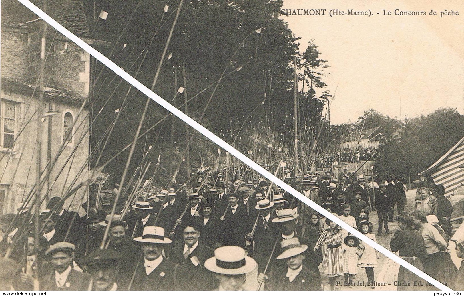 CHAUMONT (Haute-Marne) - Le Concours De Pêche - Pêcheurs Et Spectateurs - Animée - Chaumont