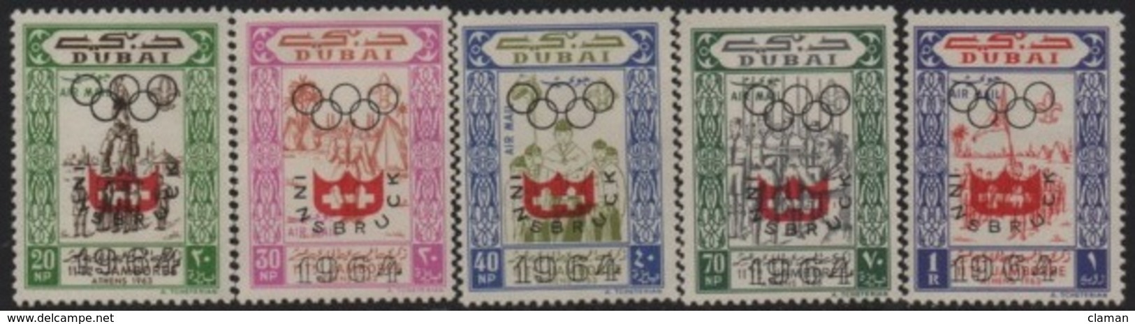 Dubai (United Arab Emirates) 1964 Winter Olympic Games-Jeux Olympiques Hiver (Innsbruck) ** - Dubai