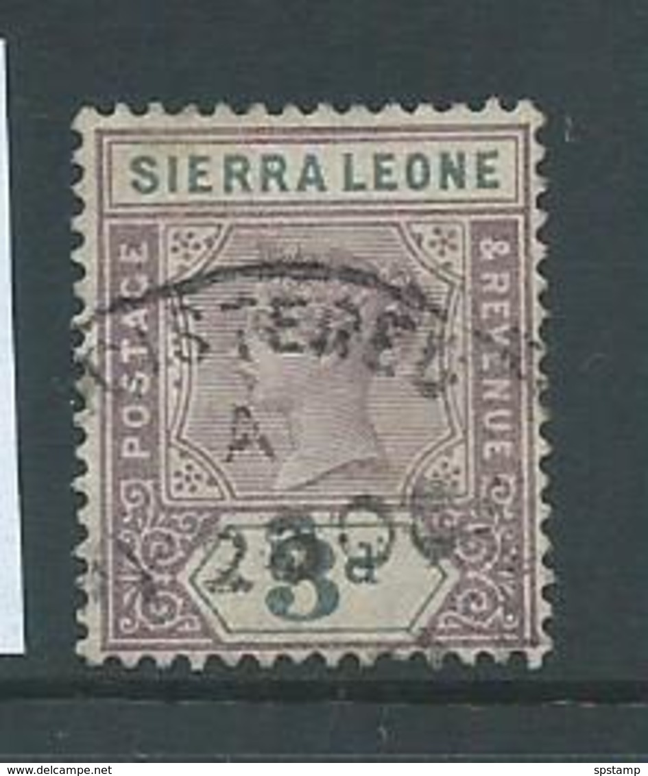 Sierra Leone 1896 QV 3d Sound Used - Sierra Leone (...-1960)