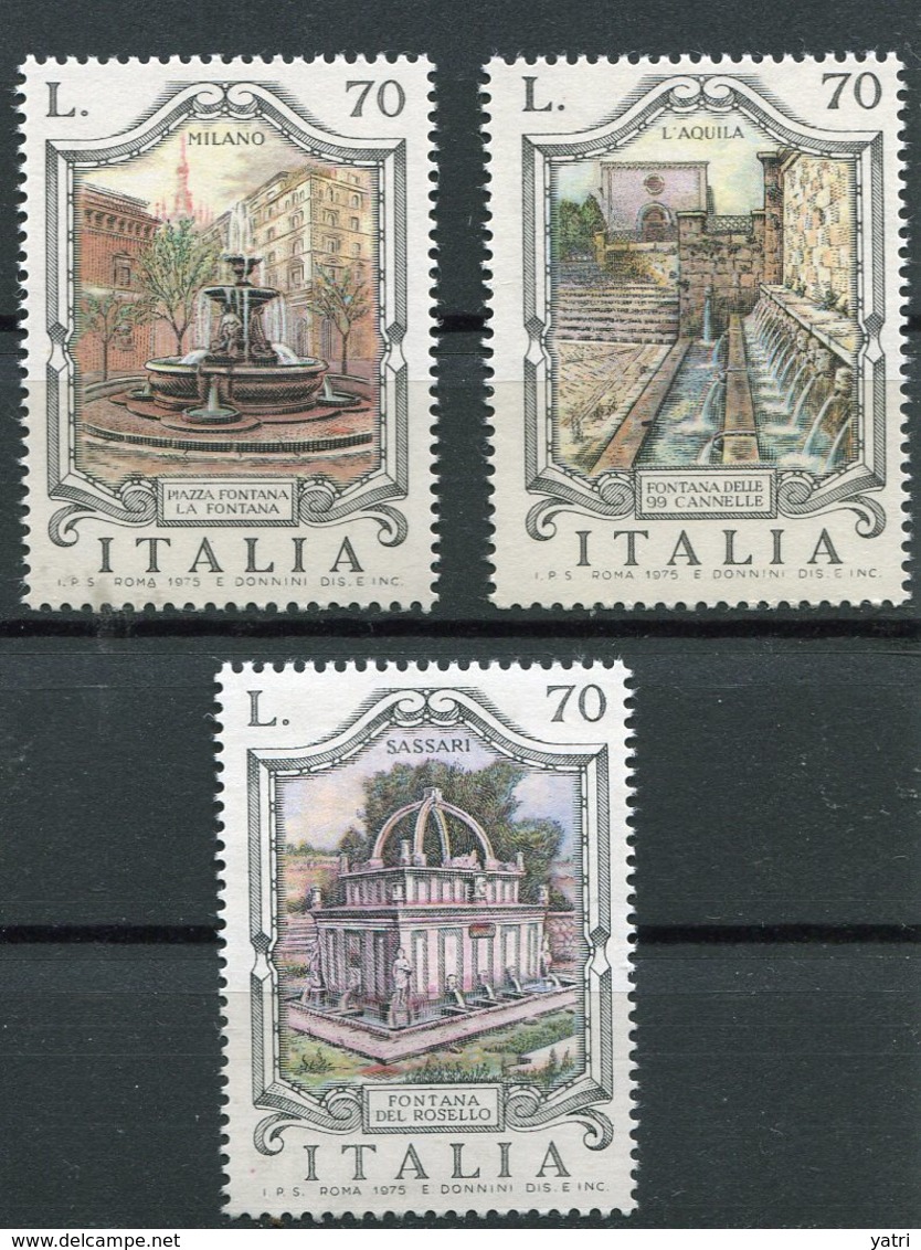 Italia (1975) - Fontane D'Italia, 3° Emissione ** - 1971-80: Nieuw/plakker