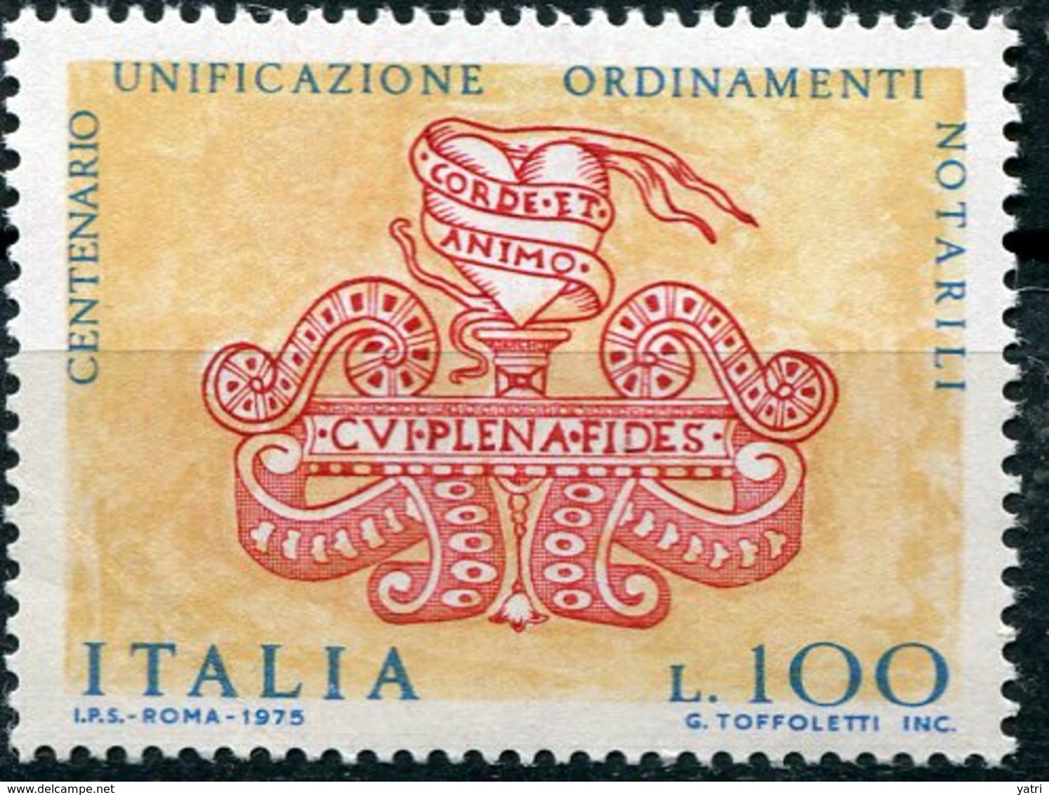 Italia (1975) - Ordinamenti Notarili ** - 1971-80:  Nuovi