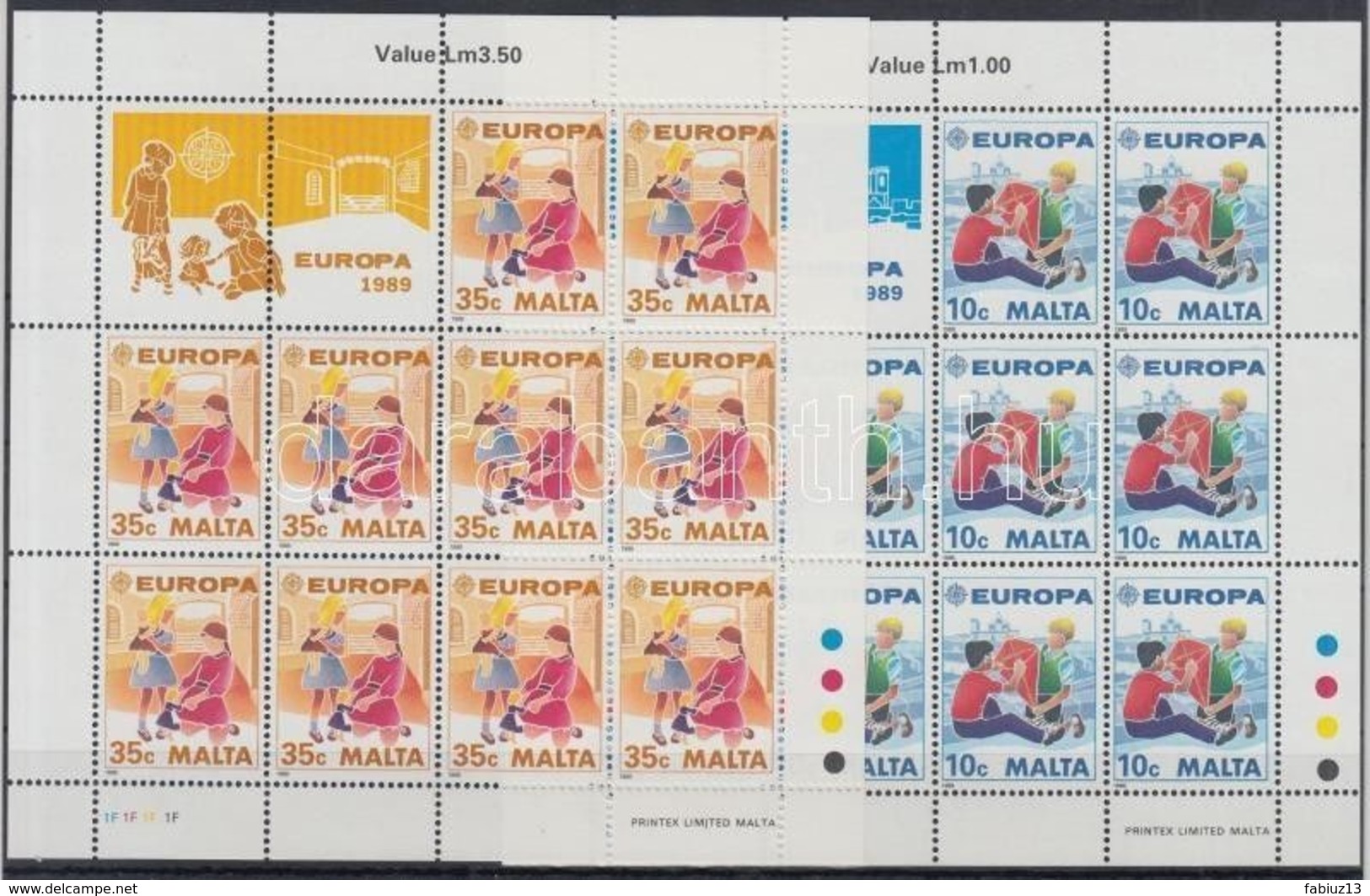 EUROPA CEPT Malta 1989 KB/minisheets Postfrisch. ** (MNH) - Malta