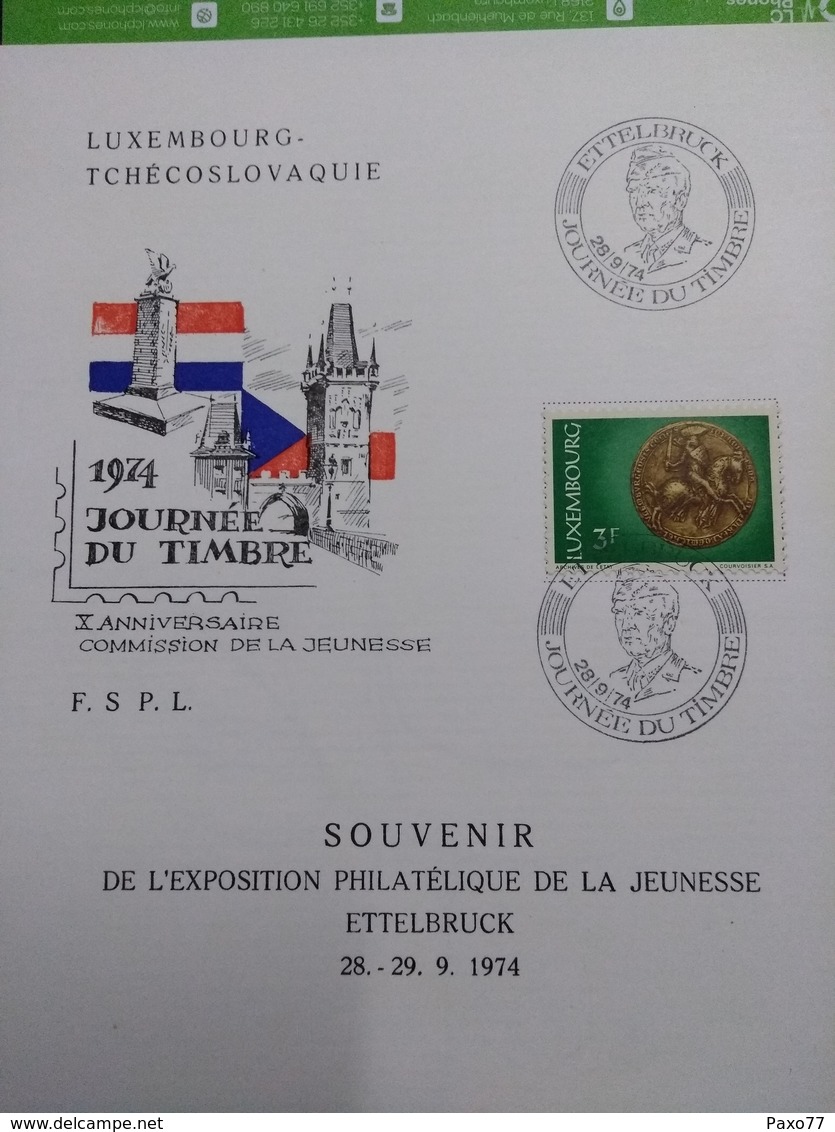 Souvenir De L'exposition Philatélique De La Jeunesse Ettelbruck 1974 - Privatsachen