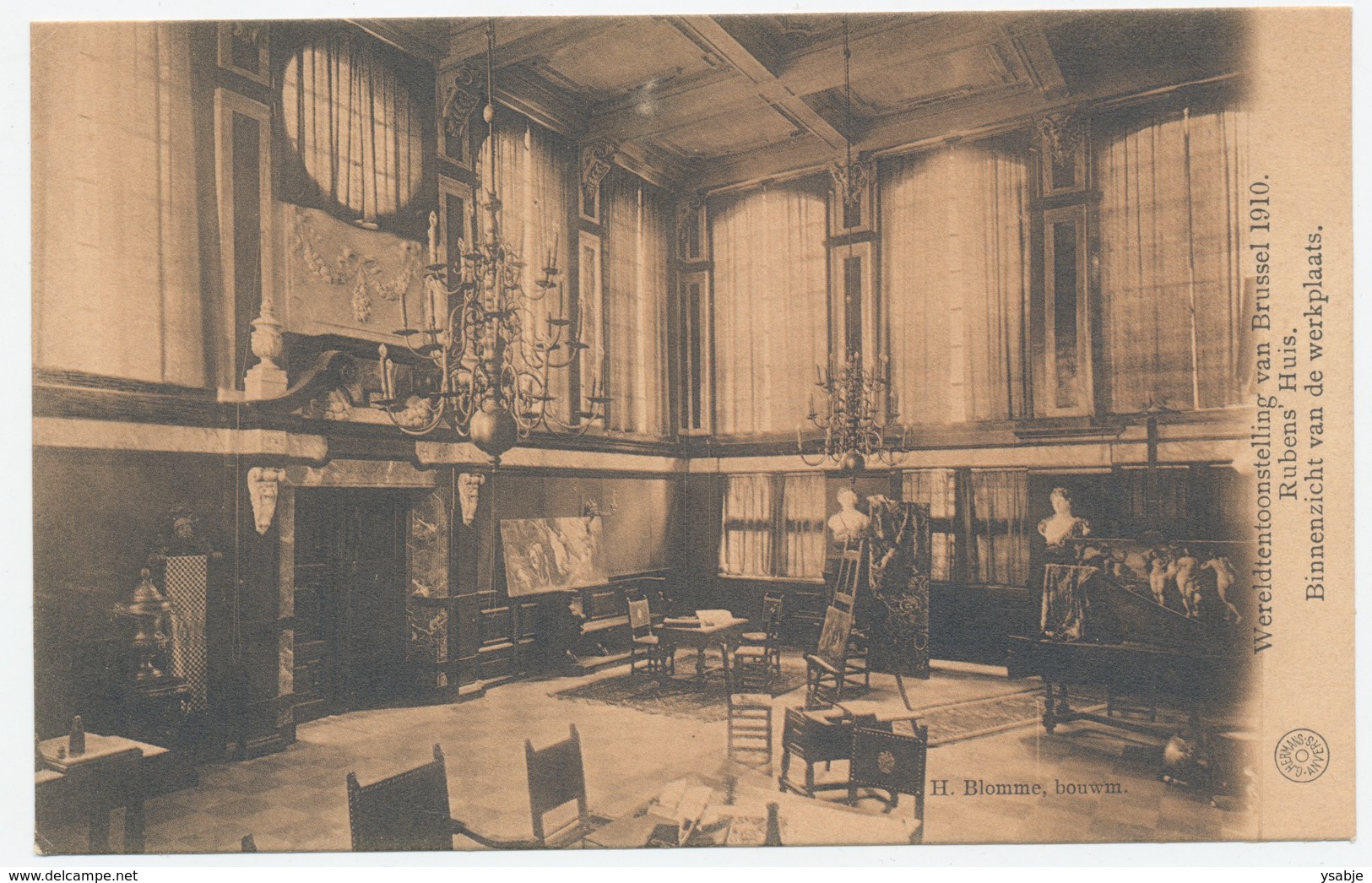 Wereldtentoonstelling Van Brussel 1910 - Rubenshuis - Weltausstellungen