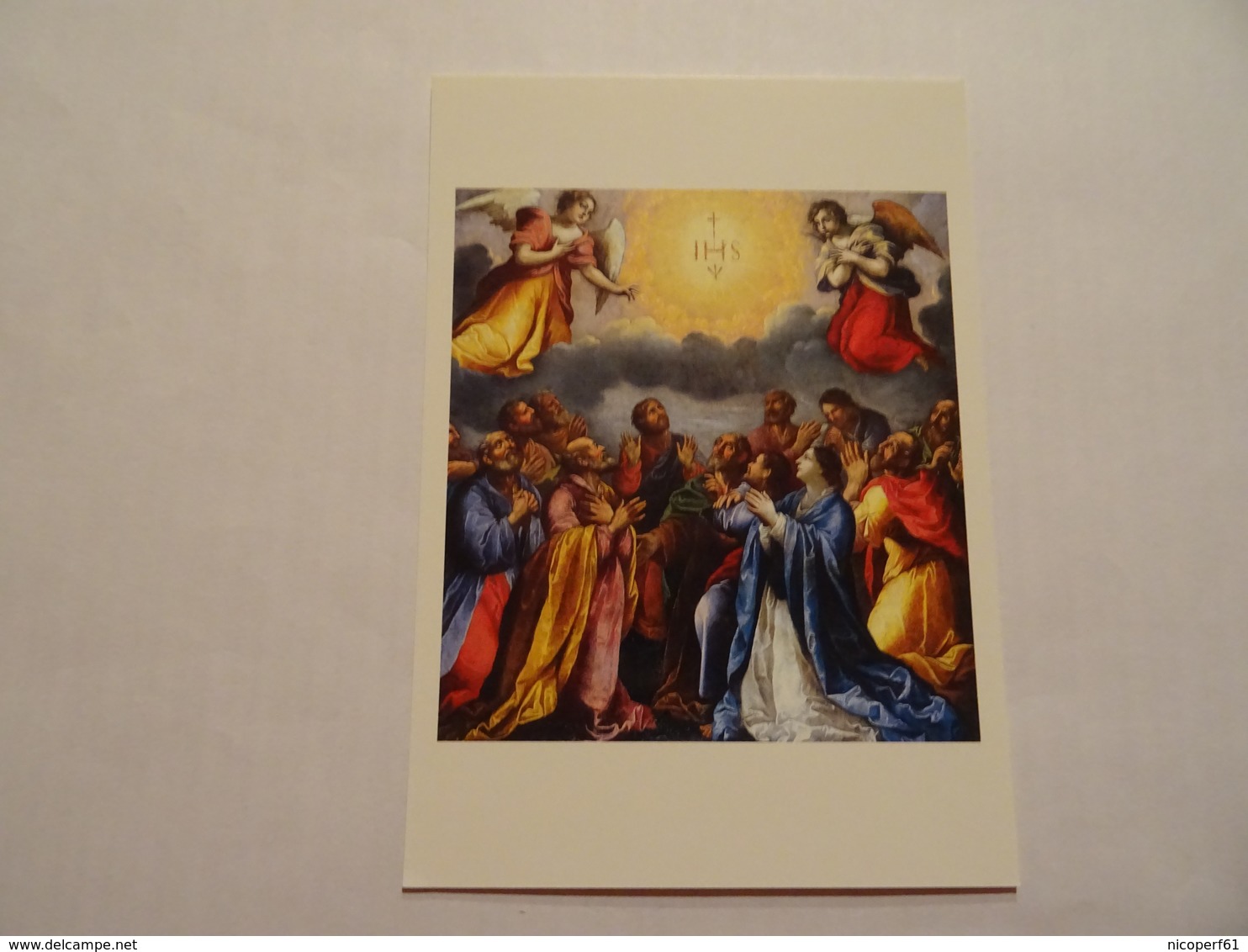 Carte Postale Triomphe Du Nom De Jésus, Huile Sur Toile, XVIIe Siècle - L'Aigle - Sees