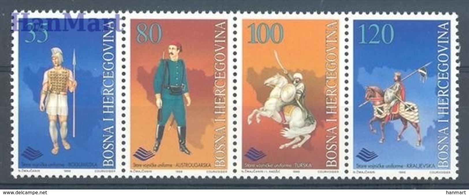 Bosnia And Herzegovina 1996 Mi 69-72 MNH ( ZE2 BSNvie69-72 ) - Bosnia And Herzegovina