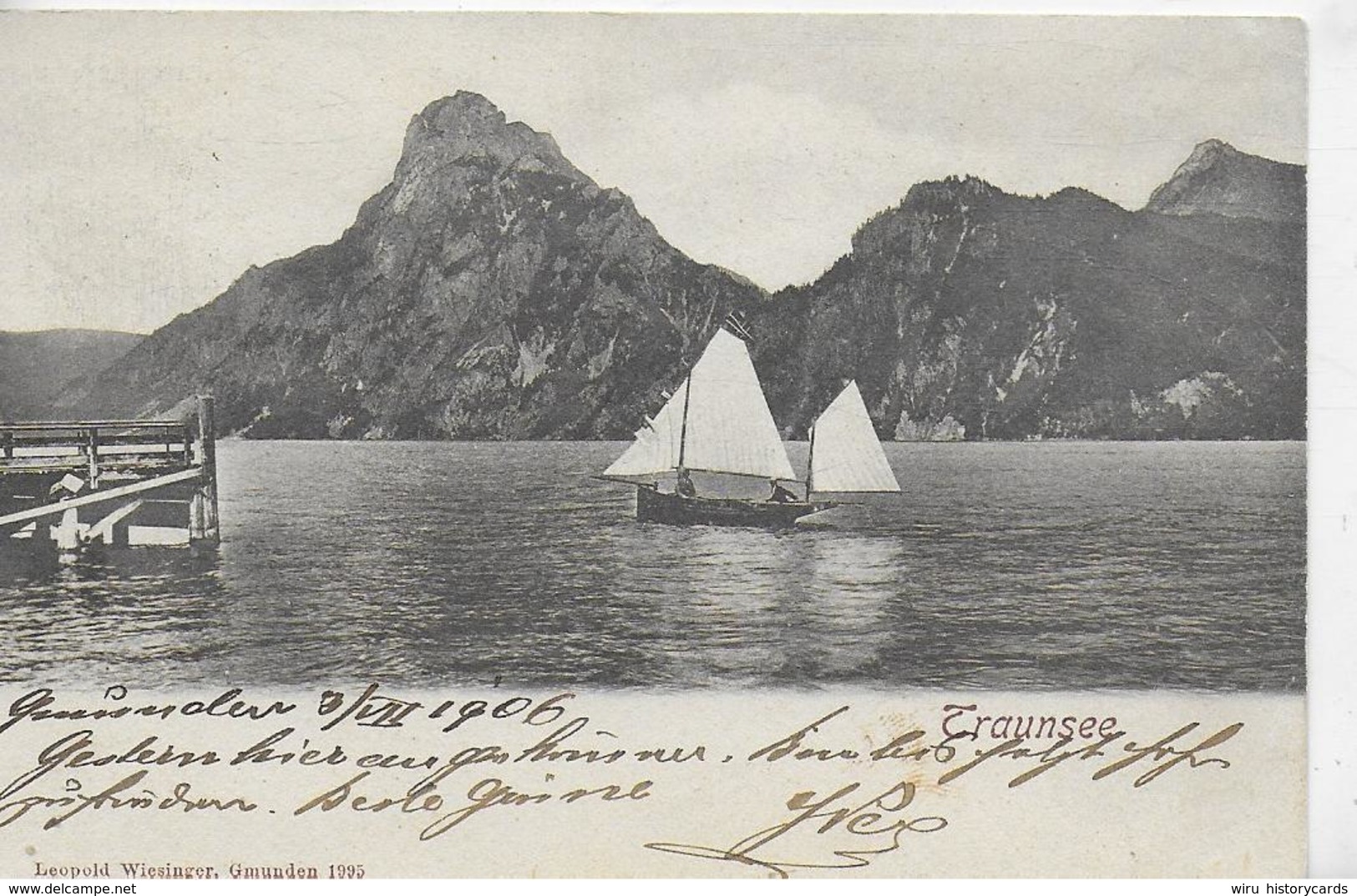 AK 0222  Traunsee Bei Gmunden - Verlag Wiesinger Um 1906 - Gmunden