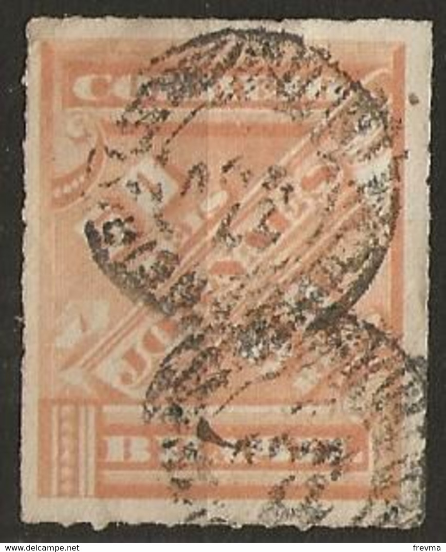 Timbre Bresil 1889 Postage 20r Yvert N° 12 - Service