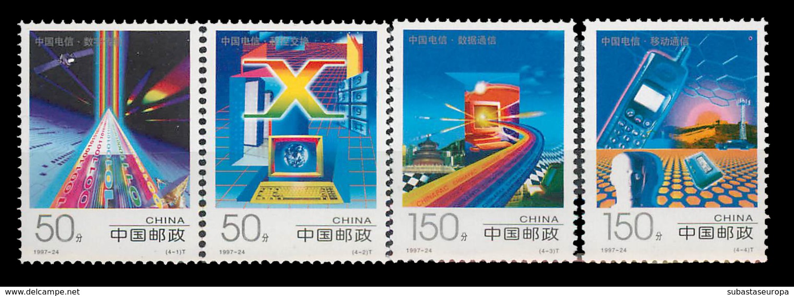 CHINA. ** 3345/48. Paisajes. Año 1995. - Unused Stamps