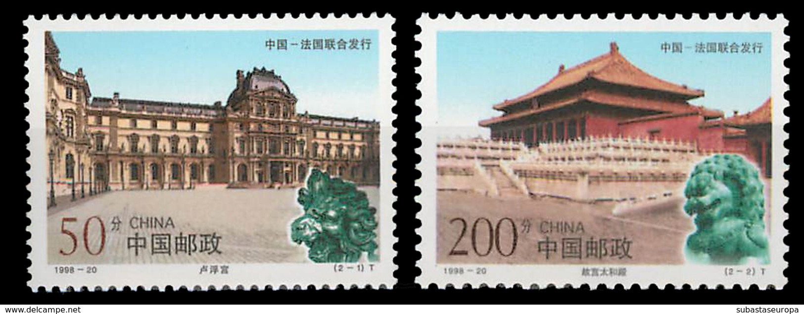 CHINA. ** 3609/10. Arquitectura. Año 1998. - Unused Stamps