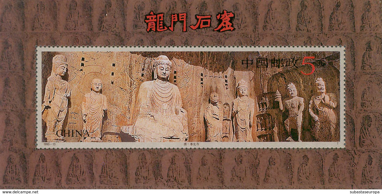 CHINA. ** H.B. 66. Esculturas. Año 1993. - Hojas Bloque