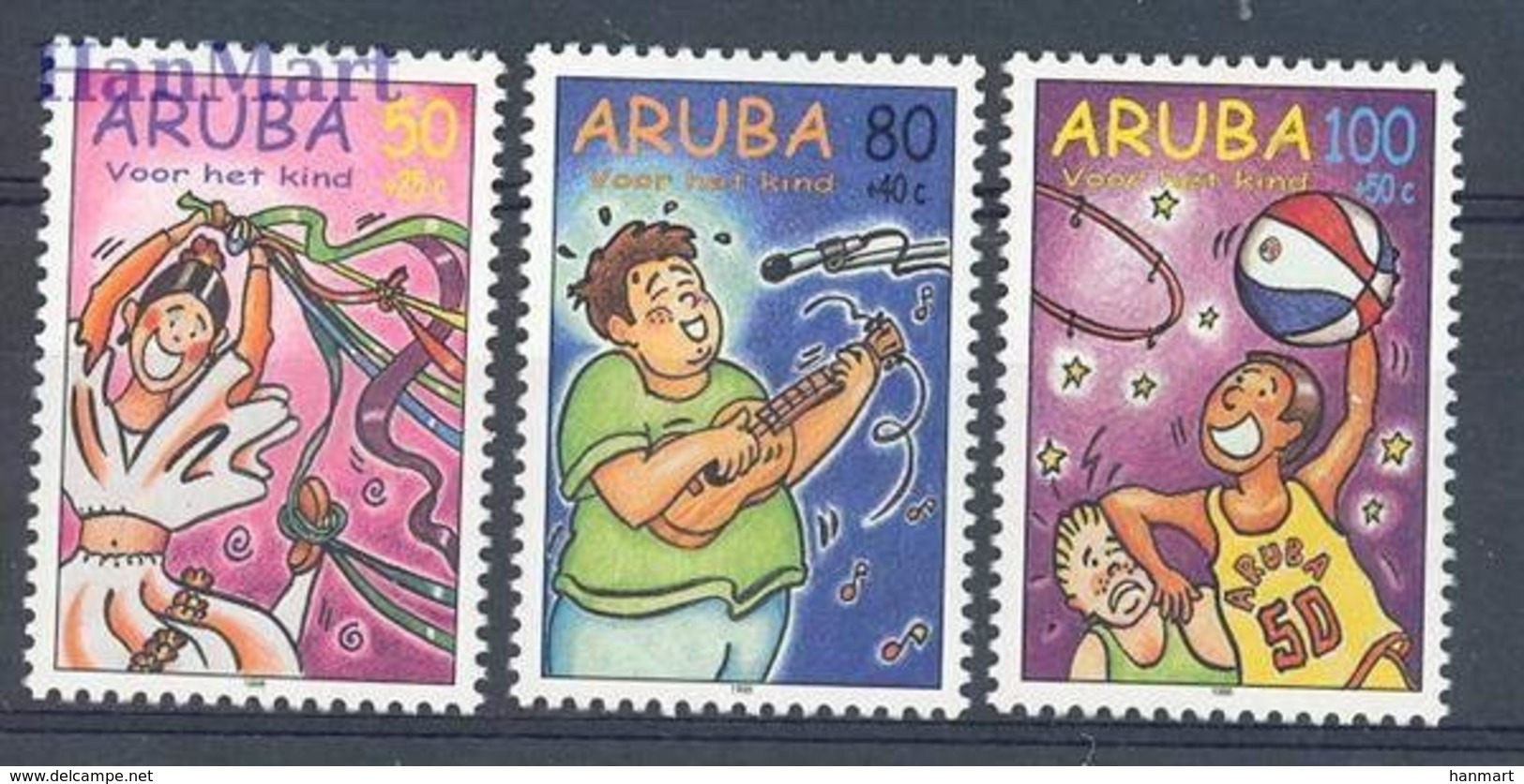 Aruba 1998 Mi 226-228 MNH ( ZS2 ARB226-228 ) - Basketball