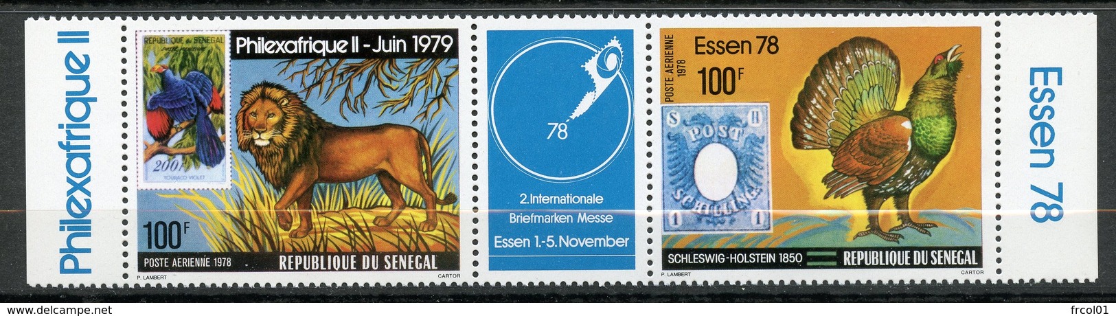 Senegal, Yvert PA163A, Scott C146&147, MNH - Sénégal (1960-...)