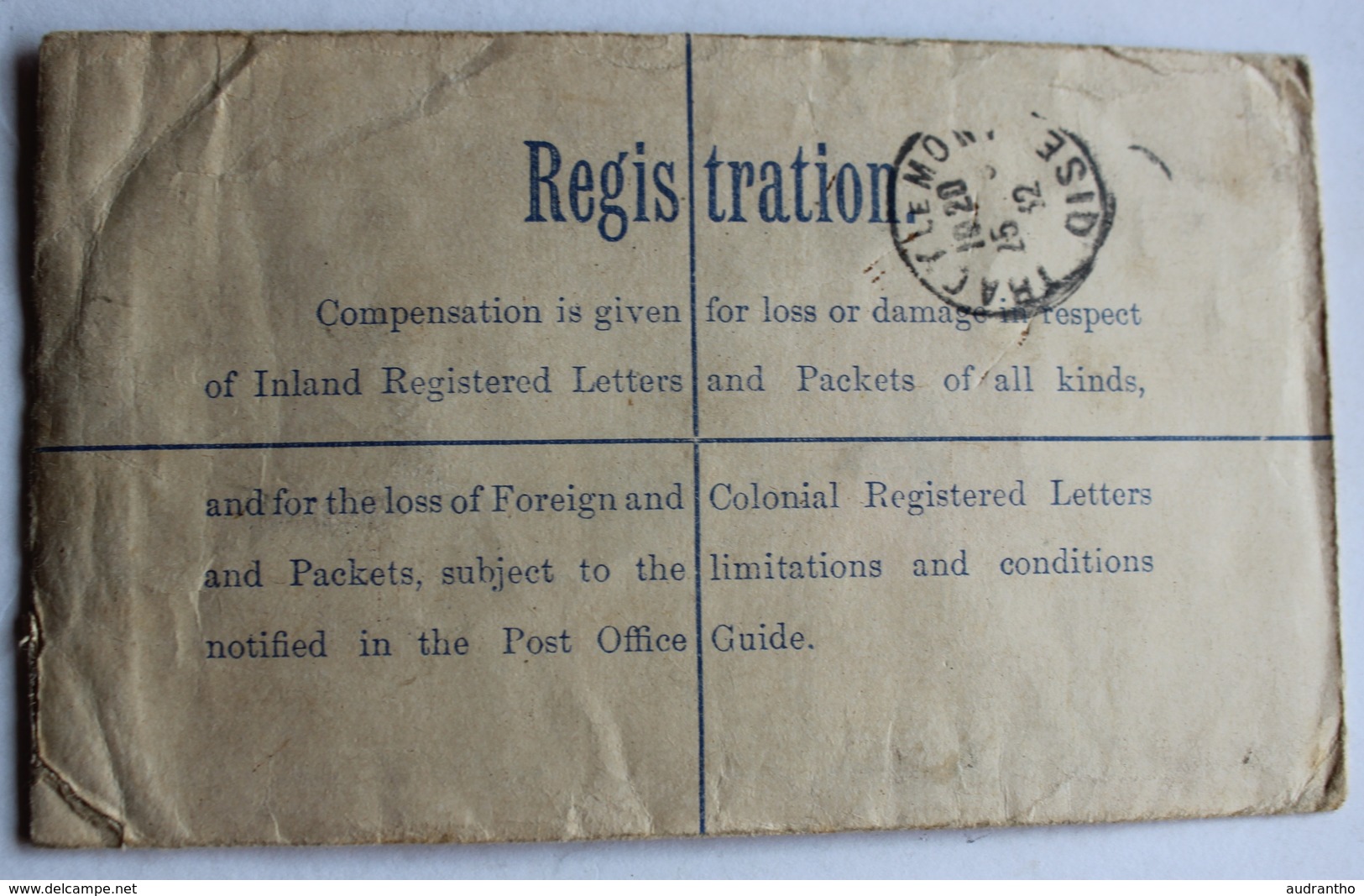 Registered Letter Winkfield 1932 Cachet De Cire Lettre Recommandée Claire Nancel Doën Tracy Le Mont Oise - Postmark Collection