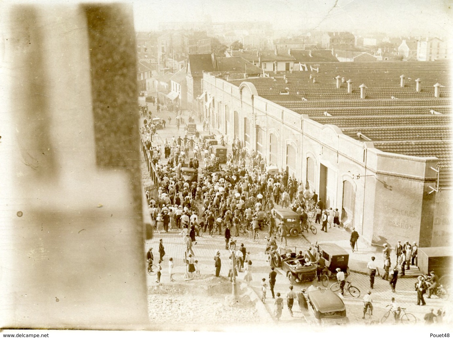 2 Clichées Du Départ Du Tour De France à Pantin: 1933: Paris-Lille. - Cyclisme