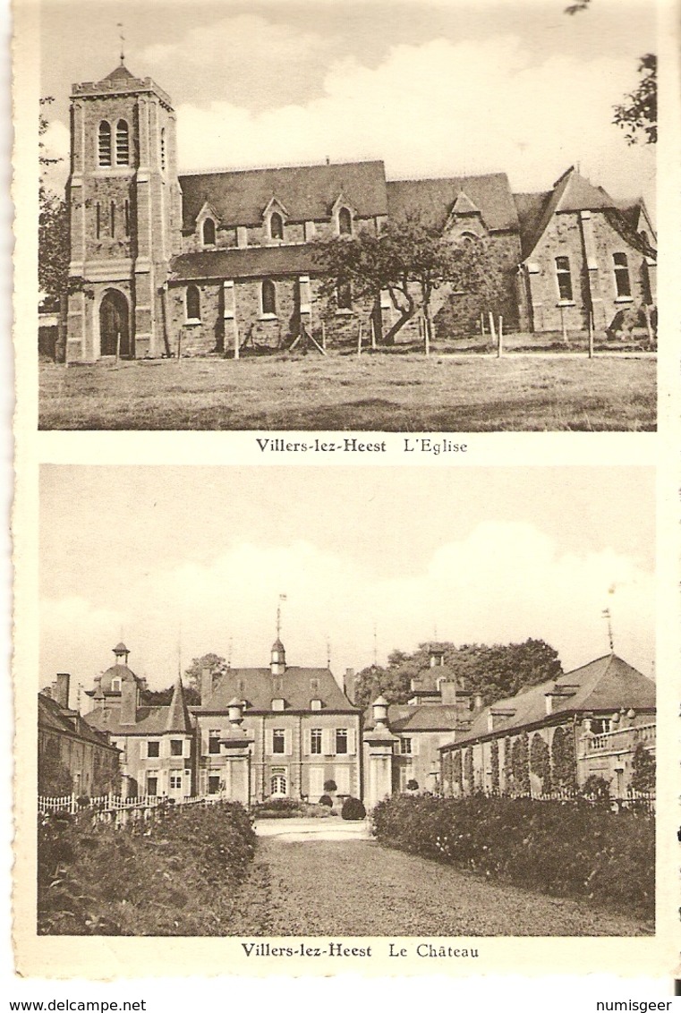 VILLERS-lez-HEEST  --     L'Eglise   -- Le Château - La Bruyère