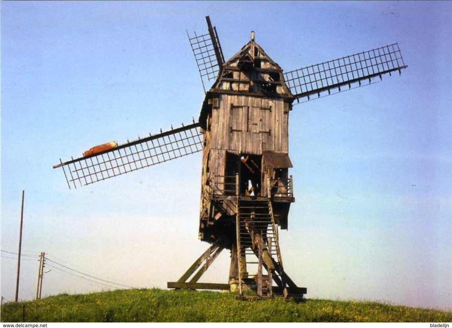 PAMEL - Roosdaal (Vlaams-Brabant) - Molen/moulin - De Verdwenen Standaardmolen 'De Pauselijke Zoeaaf' In Mei 1965 - Roosdaal
