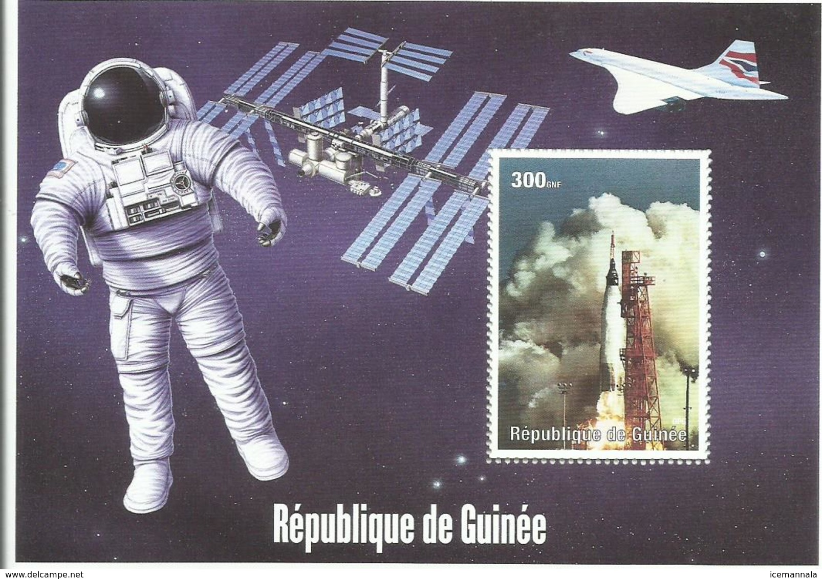 GUINEA H/B   TEMA ESPACIAL    MNH  ** - República De Guinea (1958-...)