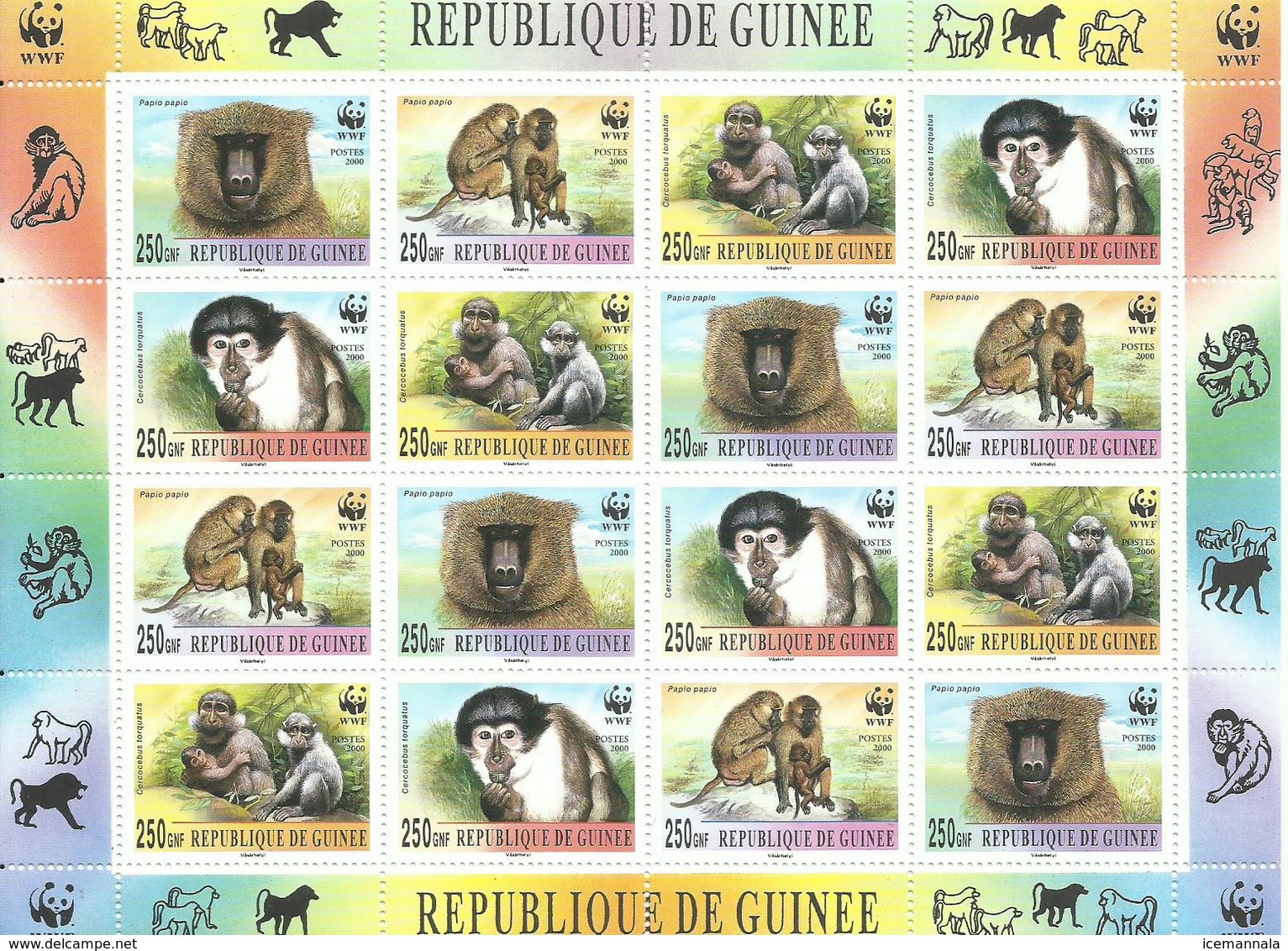 GUINEA H/B   MONOS    MNH  ** - Guinea (1958-...)