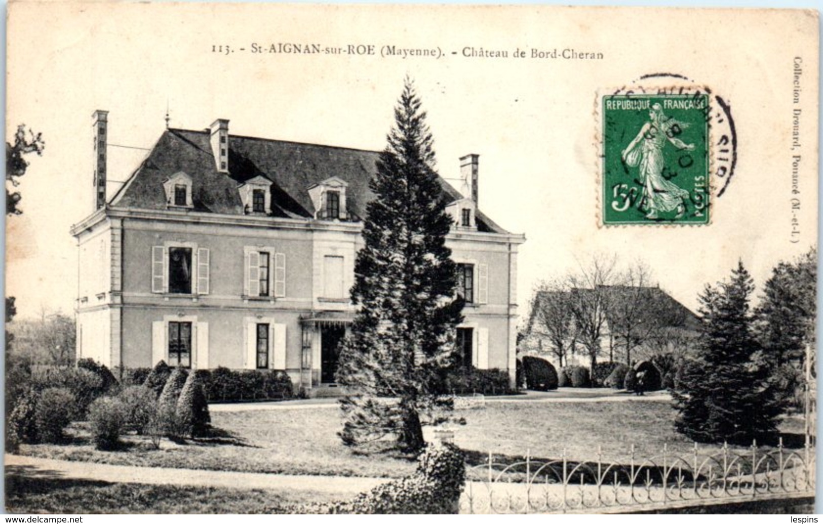 53 - SAINT AIGNAN Sur RÖE -- Château  Dze Bord Cheran - Saint Aignan Sur Rö