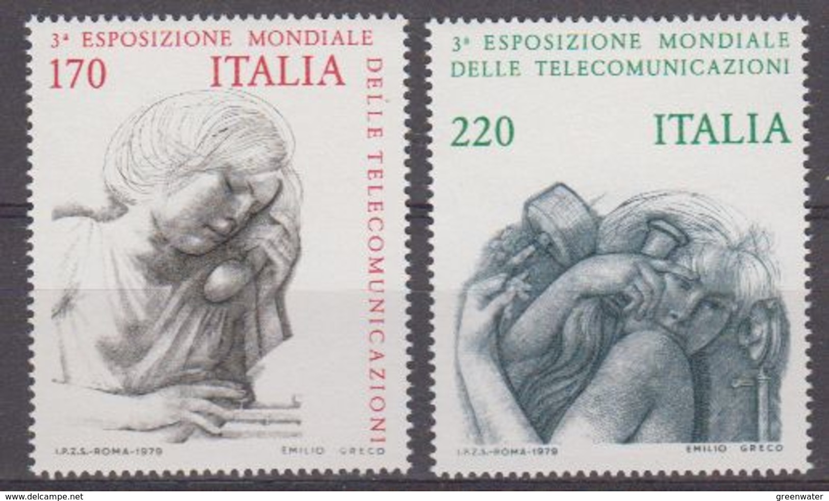 Italy 1979 Esp. Mondiale Delle Telecomunicazioni 2v ** Mnh (42487) - 1971-80: Nieuw/plakker